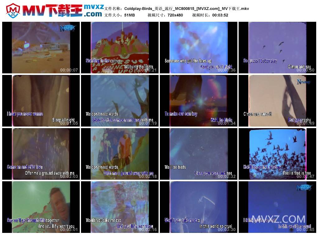 Coldplay-Birds_英语_流行_MC800815